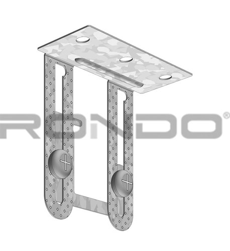 TCR-INFIN090 Adjustable Height Sliding Direct Fix Clip - Rondo