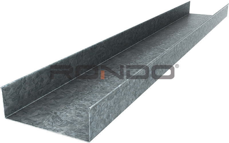 494 Wall Track with Hem - 76mm x 28mm - DUPLEX - Rondo